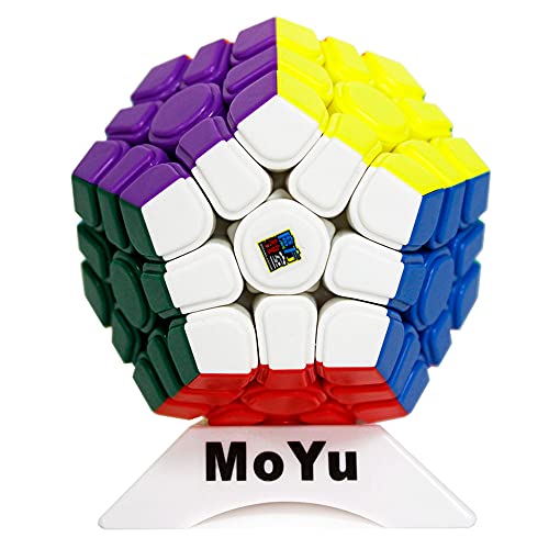 FunnyGoo MoYu MoFangJiaoShi Cubing Classe Meilong M Version 3x3 12 Surface Gigaminx 3x3x12 megaminx M Cube Magique sans Autocollant + Un Cube Présentoir