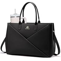 LOVEVOOK Laptoptasche Damen 15,6 Zoll, Handtasche Shopper Tasche Groß, Ledertasche Schultertasche Aktentasche Arbeitstasche Handbags Women Tote Bag für Uni Schule Büro Business