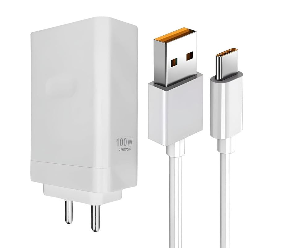 100W Charger for iQOO 10, iQOO 10 Pro, iQOO 9, iQOO 9 Pro, iQOO 9 SE,
