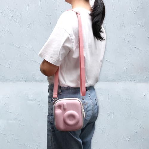 Funda compatible con Fujifilm Instax Mini con correa rosa miniatura 6