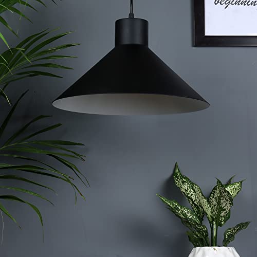 Image of MONI Lights Modern Pendant Ceiling Light for Living Room, Dining Room & Kitchen | Matte Mustard Yellow Hanging Lamp | Home Decor Lighting Fixture for Bedroom & Cafe Ambience (Pack of 3)