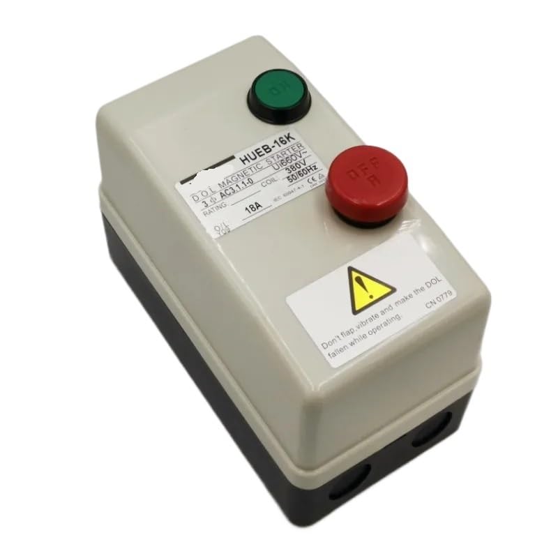HUEB-16K Three Phase 3Pole 12.5-18A 5.5KW 7.37HP Magnetic Motor Starter 380V Coil