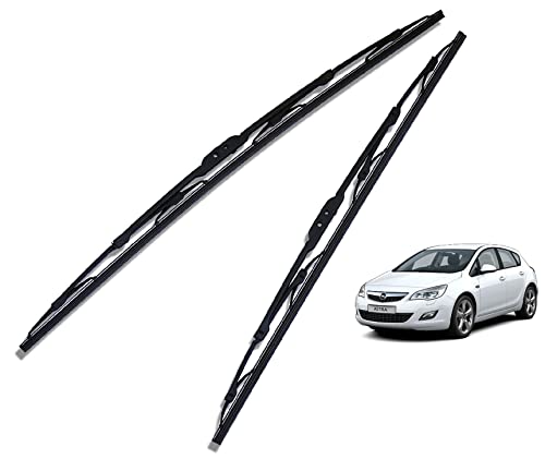 Image of Euro Care Metal Type Wiper Blade Compatibility with Astra Windshield Car Wiper Blade Size D-18,P-18