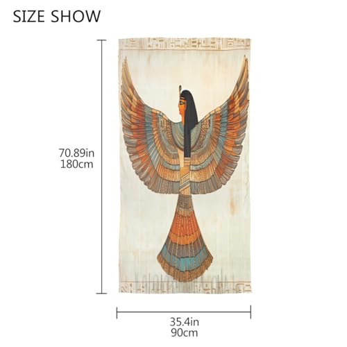 AUUXVA Ancient Religion Culture Egyptian Scarfs Women Lightweight Silk Scarf Long Soft Neck Scarves Sheer Shawl Wrap Muffler Neckerchief 90x90 CM3