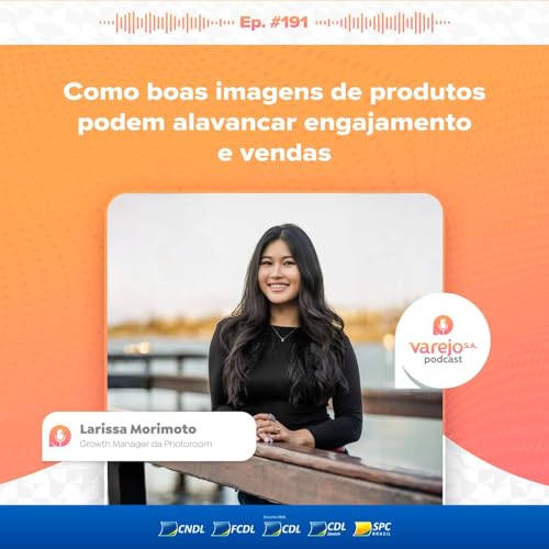 Como boas imagens podem alavancar engajamento e vendas | Larissa Morimoto, da Photoroom | #191 Podcast Por capa
