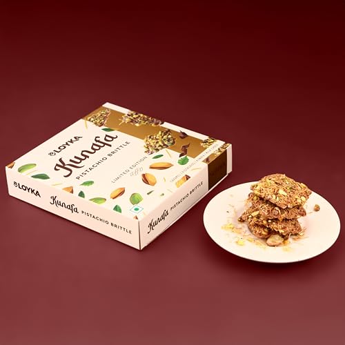 Image of Loyka Kunafa Pistachio Brittle (4 pcs) Premium brittle with Caramel, Pistachio & Kunafa Crunch