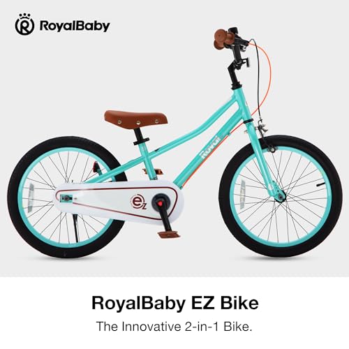 Image of RoyalBaby Kids Bike, Terra EZ Balance to Pedal Convertable Bicycle, 14 16 18 Inch Easy Learn Balancing to Biking Boys Girls Ages 3-9 Years Beginners