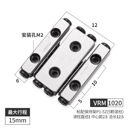 Guide à rouleaux transversaux VRM1 rail de guidage type V 3 rangées