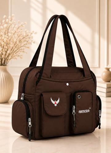 Image of ARMODA Double Pockets Glamour: Stylish Shoulder Bag for Ladies