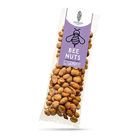 1001 Frucht - Geröstete Erdnüsse mit Honig und Salz. Müsli-Fitness. Nuss-Mix. Bio-zertifizierter Händler. Power Snack. 100 g. Bee Nuts Cover