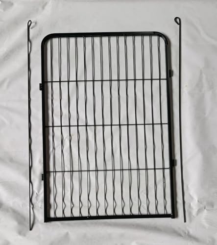 Welpenauslauf Gehege Zwinger Laufstall Hundezaun Tiergehege Hundekäfig Gitterzaun Auslauf 12-TLG. 80cm hoch Kleintierstall, Kleintiergehege, Transportgitter, Hasenauslauf, Campingzaun, Campinggitter,