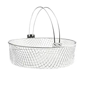 3NH 8 Inch Basket with Handle Air Fryer Basket Air Fryer Household Mesh Basket Oven