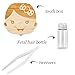 Baby Tooth Box ,Wooden Kids Keepsake Organizer for Baby Teeth, Cute Children Tooth Container with Tweezers and lanugo Bottle to Keep the Childhood Memory (Girl)