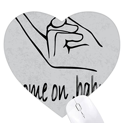 Jeux de tapis de souris en forme de coeur surface noire précision fluide