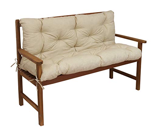 Kettler Polen Luxus 2-Sitzer Bankauflage inklusive Rückenteil Natur 2232", je ca. 120 x 50 x 10 cm Cover