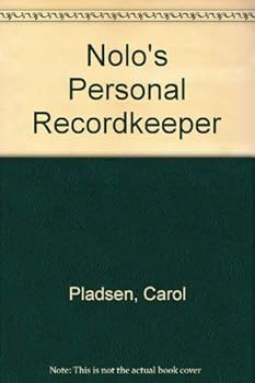 Hardcover Nolo's Personal Recordkeeper Book