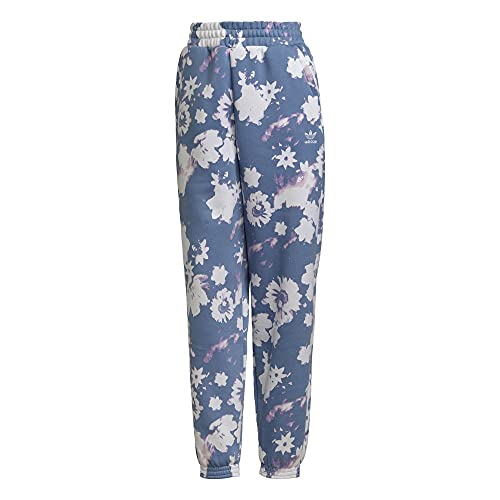Pantalon de jogging adidas tie-dye floral multicolore sky en taille MD pour un style décontracté