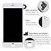 Screen Replacement for iPhone 7 Full Assembly LCD Display Touch Digitizer with【Front Camera】【Proximity Sensor】【Earpiece Speaker】 Screen Protector, Repair Tools (White)