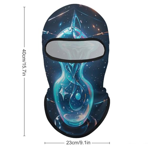 Balaclava para hombre y mujer, máscara para esquí y ciclismo, cobertura completa del rostro miniatura 2
