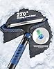JOYTUTUS 41.5″ Extendable Snow Brush and Ice Scraper, 270°Pivoting Snow Scraper Brush for Car Windshield, Telescoping Ice Scraper, Foam Grip, Heavy Duty Snow Remover for Cars, Trucks, SUV (Blue) #4