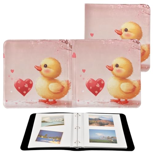 Álbum de Fotos Autoadhesivo para Scrapbook con 3 Anillos, 40 Páginas, 11.8x11.2 pulgadas - Cuero PU miniatura 2
