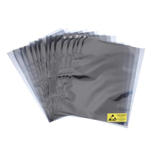 Image of MECCANIXITY 15Pcs Anti Static Bags ESD Shielding Bag Flat Open Top Anti Static Bag for Electronic Devices 11.8x15.7 Inch(300 * 400mm)