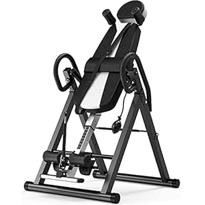Inversion Table, Foldable Inverted Table, Back Stretcher, with Waist Airbag, Can Relieve Pain, Auxiliary Inverted Equipment, Yoga