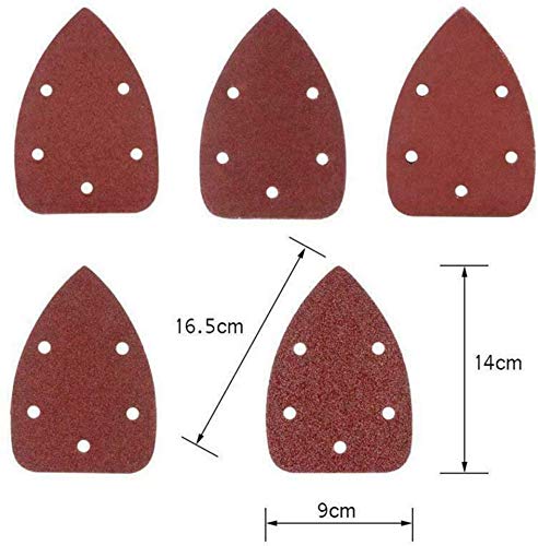 Umi Fogli Abrasivi Per Levigatrice 100 Pezzi Carta Abrasiva Per - Foto 6