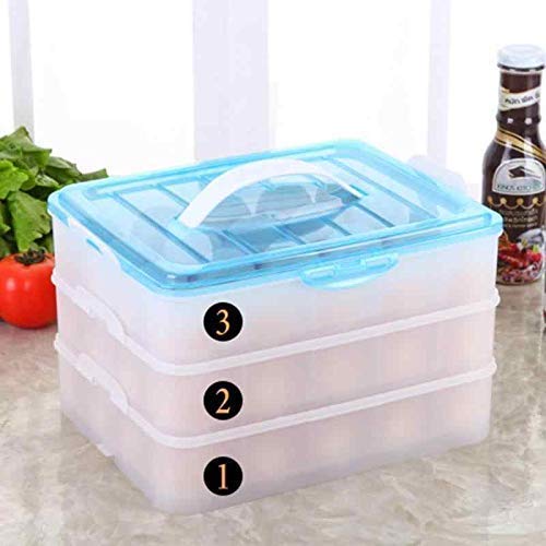 GNASTAS 32 Grid Egg Rack Kitchen Storage Box Rack Portable Egg Container Plastic Fresh Eggs Carries Crate for Hiking Outdoor Camping (Multicolor)
