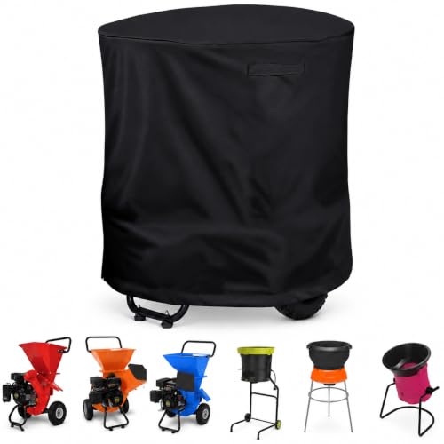 Gartenhäcksler-Abdeckhaube für Bosch AXT 22 D 2010-2026, Wasserabweisende Oxford-Hülle mit Griff für Holzhäcksler, Garage und Geräteschuppen