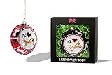 Party Rock | Dog Bowl Glass Ornament | Animal Collection