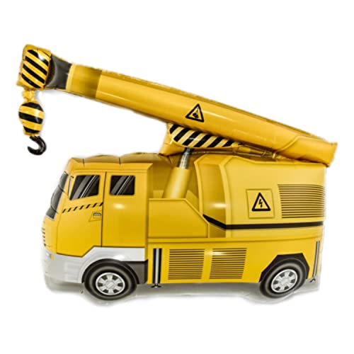Image of Party Decorz Crane Foil Balloon Big Size(31X30 Inch,1 Pcs) Vehicles /Transportation Foil Balloon For Children Birthday Party Decoration