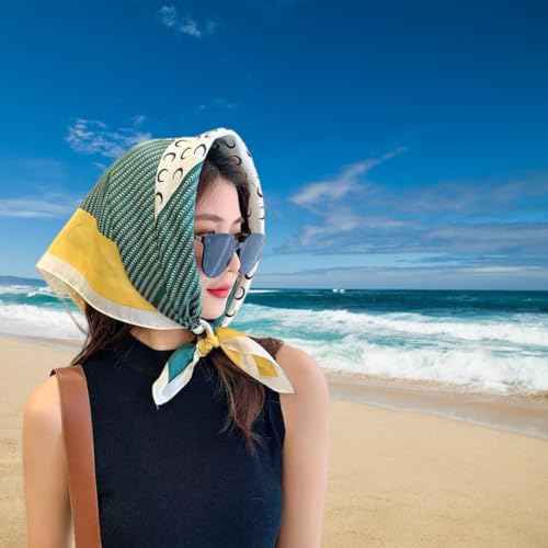 Men's Women’s Geometric Print Scarf, Western Cowboy Style, Versatile Headwear and NeckwearSquare Scarf3