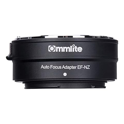 Commlite CM-EF-NZ Lens Mount Adapter Ring AF Compatible with Canon EF/EF-S Lens to Nikon Z6/Z7/Z50 Z-Mount Mirrorless Camera Cover