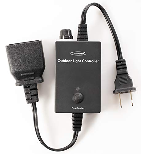 Outdoor Light Controller for Wrapped Tree Lights, Outdoor Christmas Trees, Pole Lights, Over The Street Lights, Yard Lights (Commercial Grade)