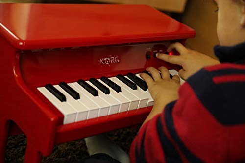 Korg TINYPIANO Piano 25 notes amplifié Rouge - Les Beatles, Paul McCartney, John Lennon, RIngo Starr, George Harrison Korg TINYPIANO Piano 25 notes amplifié Rouge – Image 8