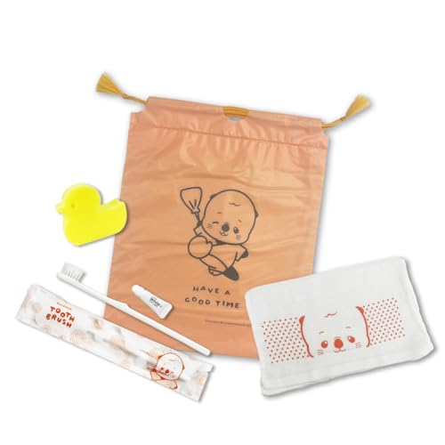 こども用アメニティセットA 100個 アメニティ セット キッズ チャイルド 子供 お子様 使い捨て 歯ブラシ ハブラシ タオル ボディスポンジ お泊まり 旅行 おもてなし トラベル 宿泊 温泉 旅館 ホテル ファミリー 合宿 キャンプ 巾着