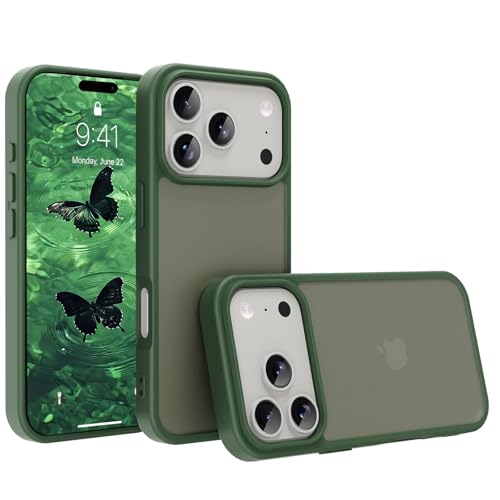Image of iPhone 18 pro max /17 pro max Case,Translucent Matte(Green)