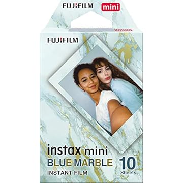 Filme FUJIFILM Instax Mini, mármore azul, 10 fotos
