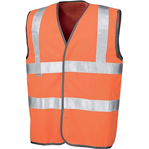 Gilet haute visibilité homme jaune réfléchissant veste sécurité Result Re21a