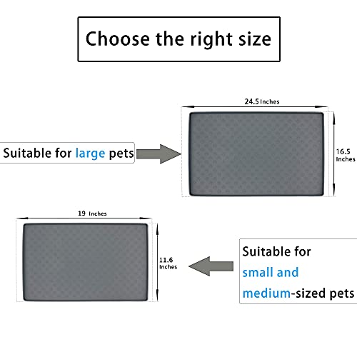 Ptlom Pet Placemat for Dog and Cat, Mat for Prevent Food and Water Overflow, Suitable for Small, Medium and Big Pet, 18… - Image 4