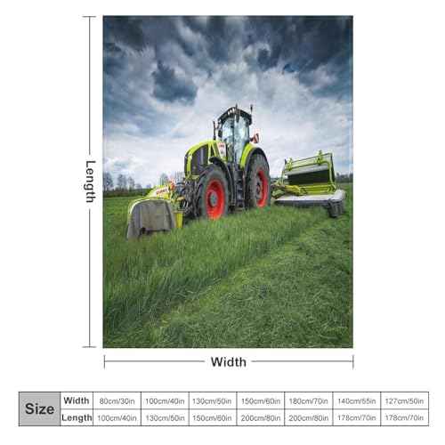 Couverture tracteur confortable et douce contre le froid du lit - 6