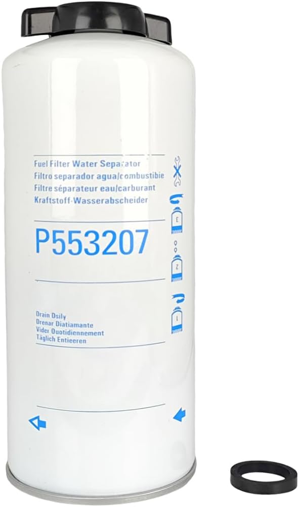 XYZIL Spin-On Fuel Filter Water Separator P553207 Compatible with Donaldson Replacement
