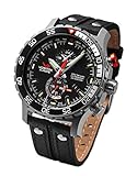 Wasserresistent: 200m Vostok Europe Herrenuhr Everest Underground Multifunktion Chronograph Alarm Day Date Countdown Timer World Time 597A549