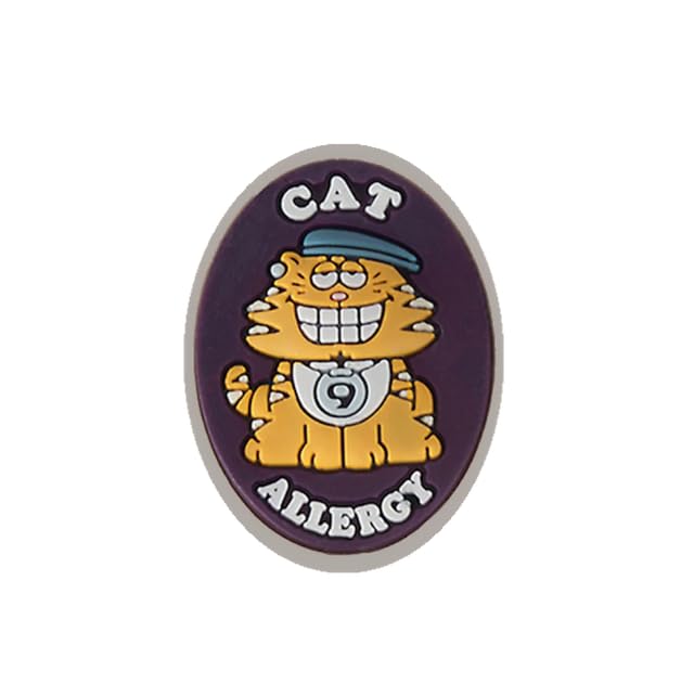 Cat Allergy Medical Charm for Allermate Bracelet or Shoes