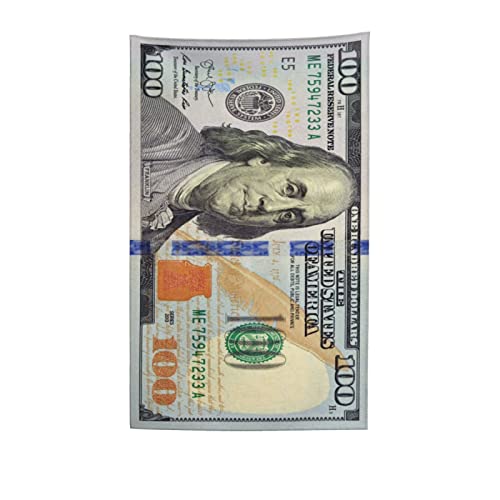 Kamoxi 100 Dollar Bill Beach Towel Funny American Money One Hundred Dollars Cash Bath Towel For Kids Adult, Large Microfiber Lightweight Quick Dry Pool Swim Sports Towel, Oversized 31.5X51.2 Inch #TOP1