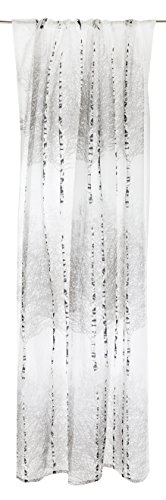 Vallila 140 x 250 cm Koivikko Batist Curtain Panel, Grey