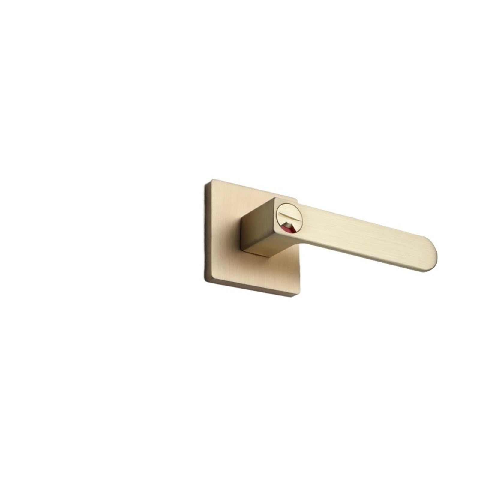 Sjloynwq Gold-Keyless Three-Pole Handle Lock With Red And Green Indicator Light Door With Key(Gold-Keyless)
