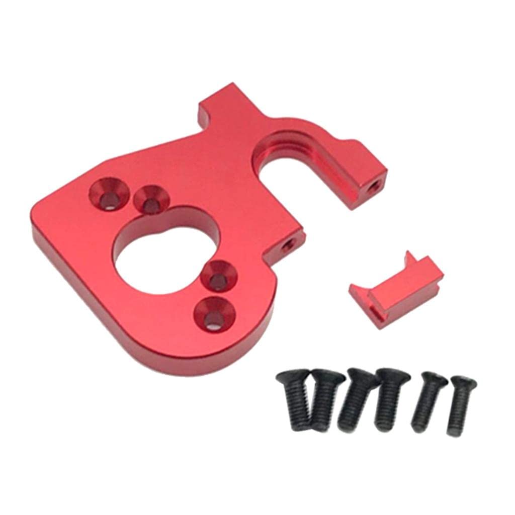ATORSE Rc Car Motor Mount for Wl Toys 144001 1:14 Rc Car Buggy Crawler Red-picture-16