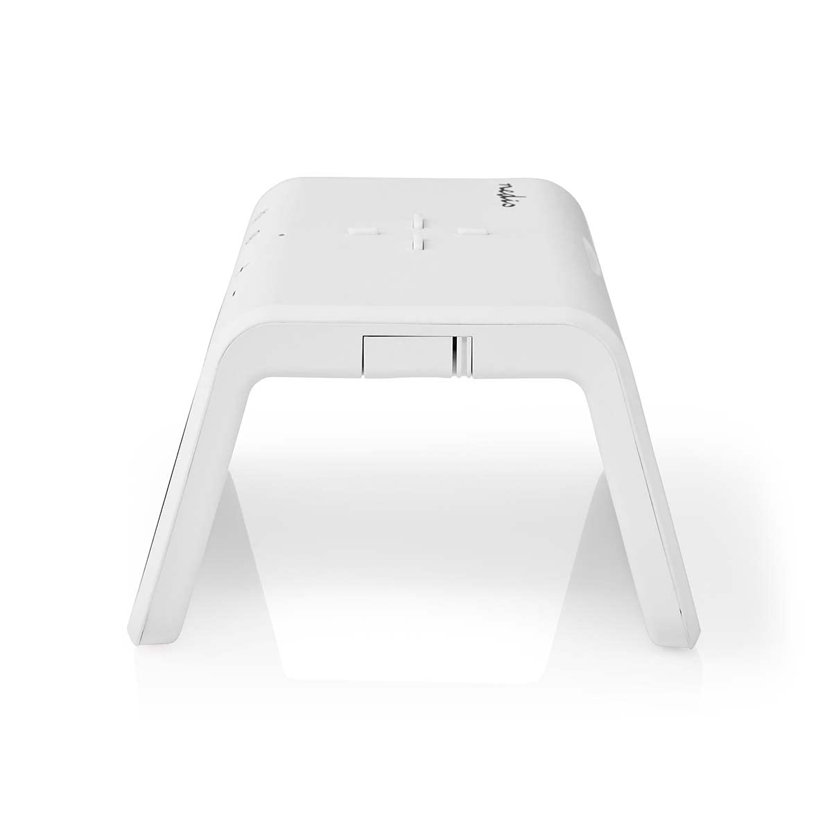 NEDIS Réveil sans Fil - Certifié Qi - 5/7,5/10/15 W - Prise USB-A - Veilleuse - 2 Temps d'alarme - Fonction Snooze
